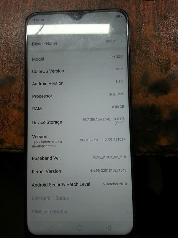 OPPO F9 lock remove done