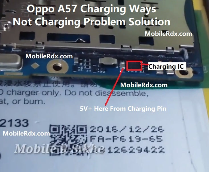 Oppo A57 Charging Ways Not Charging Problem Solution