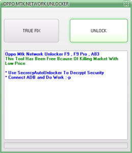 Oppo MTK Network Unlocker F9F9 Pro A83 259x300