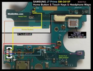Samsung Galaxy J7 Prime G610F Home Key And Touch Button Ways 300x231