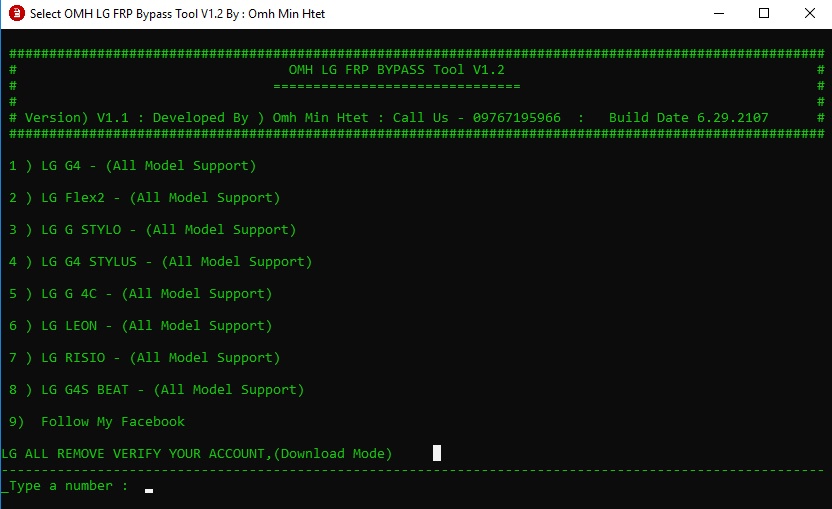 Download OHM LG FRP Bypass Tool V1.2 Download OHM LG FRP Bypass Tool V1.2