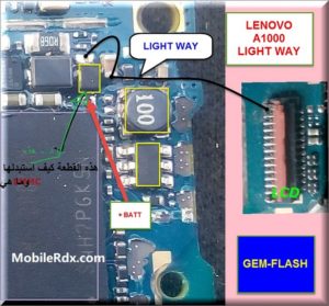 Lenovo A1000 Display Light Ways Backlight Problem Solution 300x279