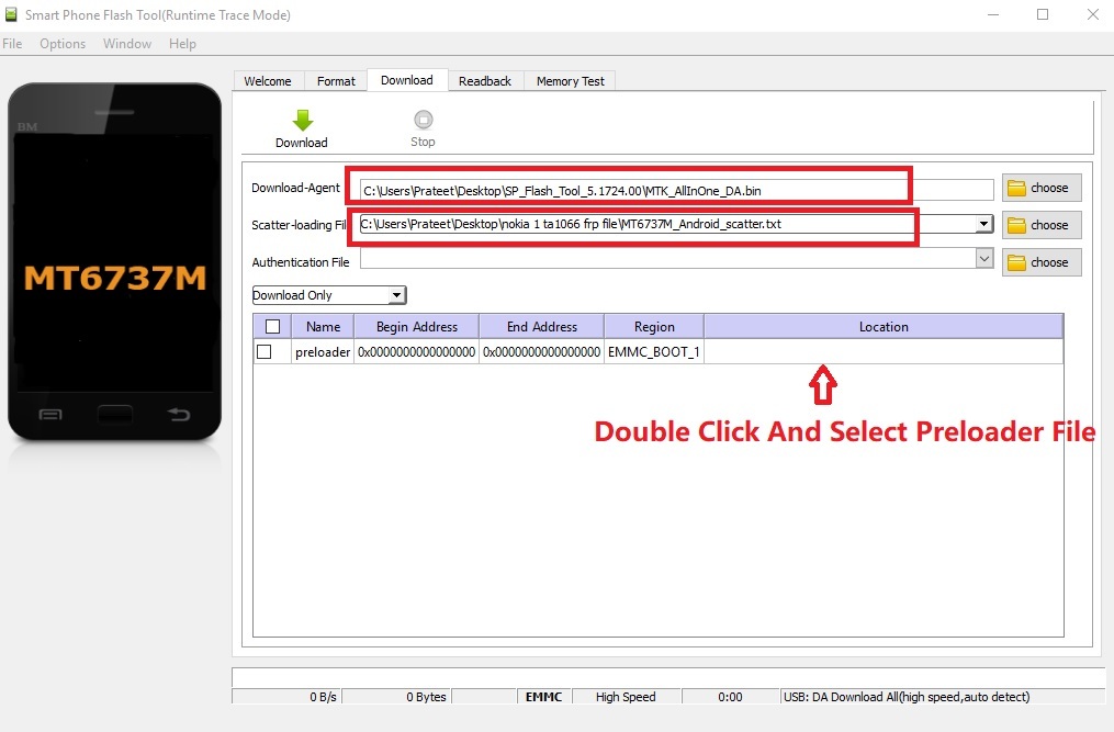 samsung a10s scatter flash file