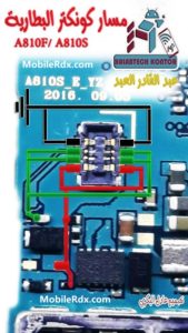 Samsung A810F Battery Connector Ways A810S Battery Jumper 169x300