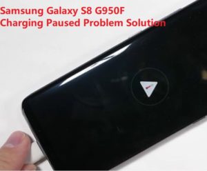 Samsung Galaxy S8 G950F Charging Paused 300x248