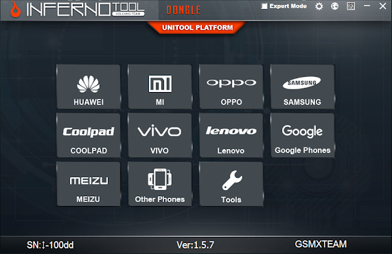Download InfernoTool UniTool v1.5.7 Free Download InfernoTool UniTool v1.5.7 Free