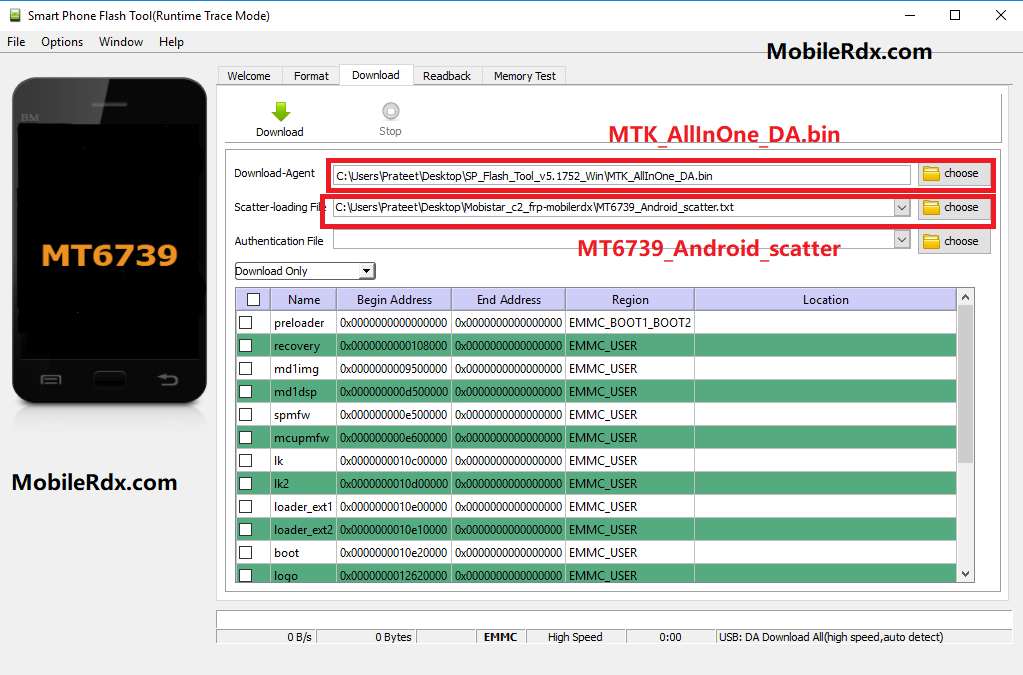 Mobiistar C1 FRP Lock Remove Using Sp Flash Tool