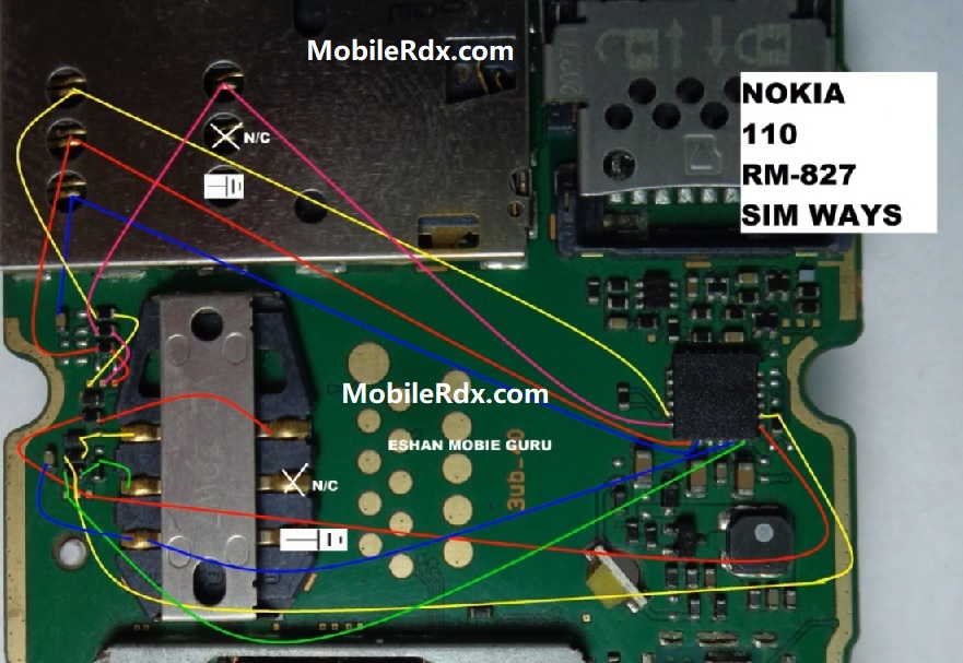 Nokia 110 RM 827 Sim Card Ways Insert Sim Card Solution