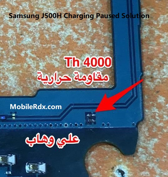 Samsung J500H Charging Paused Solution Battery Temperature Problem