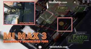 Xiaomi Mi Max 3 Test Point Boot Into EDL 9008 Mode 300x163