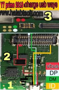Huawei Y7 Prime 2019 Charging Ways USB Jumper Solution 1 198x300