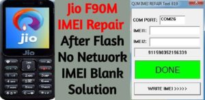 Jio F90M IMEI Repair &ndash; After Flash No Network IMEI Blank Solution 300x146