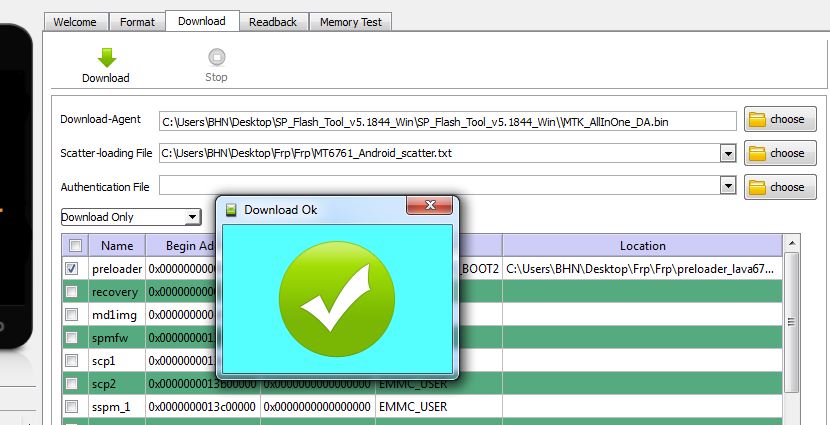 Lava Z81 FRP Unlock