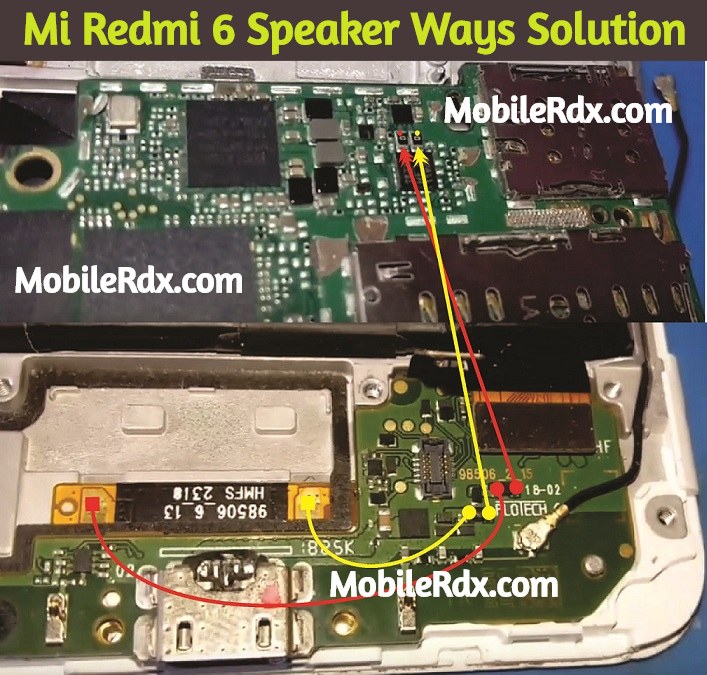 Mi Redmi 6 Speaker Ways Ringer Problem Jumper Solution