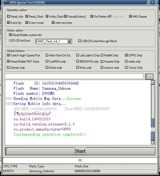 Oppo A7x User Lock Remove Using MRT