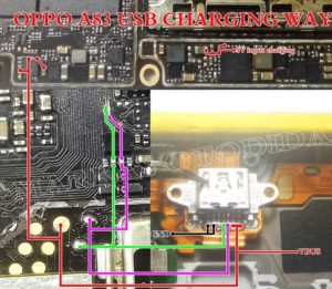 Oppo A83 Charging Ways USB Problem Jumper Solution 300x261