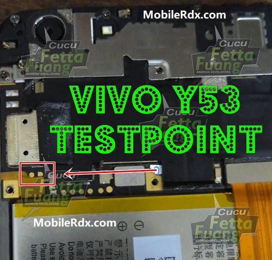 Vivo Y53 test point