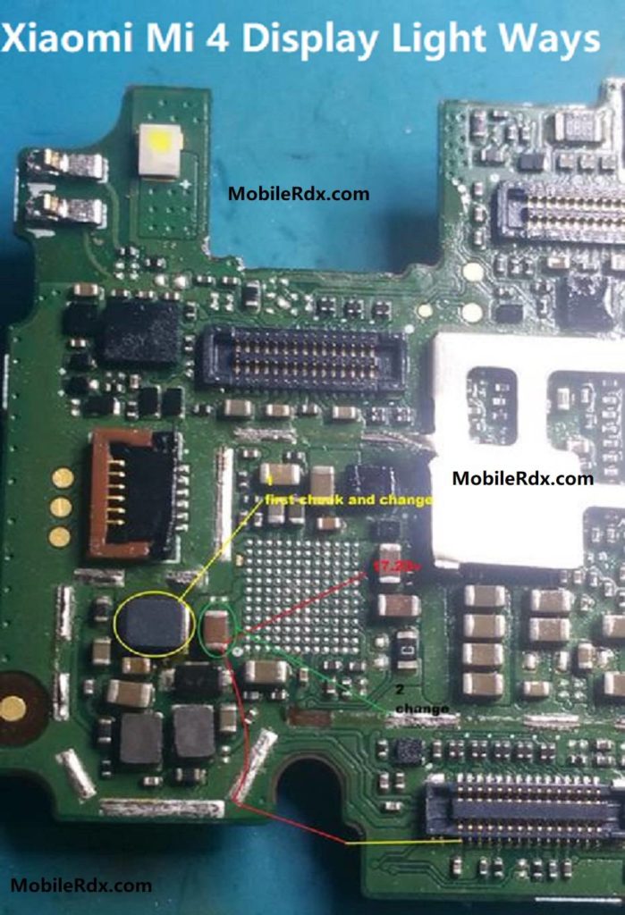Xiaomi Mi 4 Display Light Ways LCD Problem Jumper Solution 699x1024