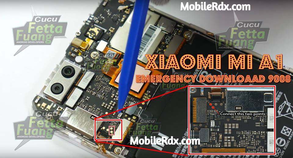 Xiaomi Mi A1 Test Point Xiaomi Mi A1 EDL Mode