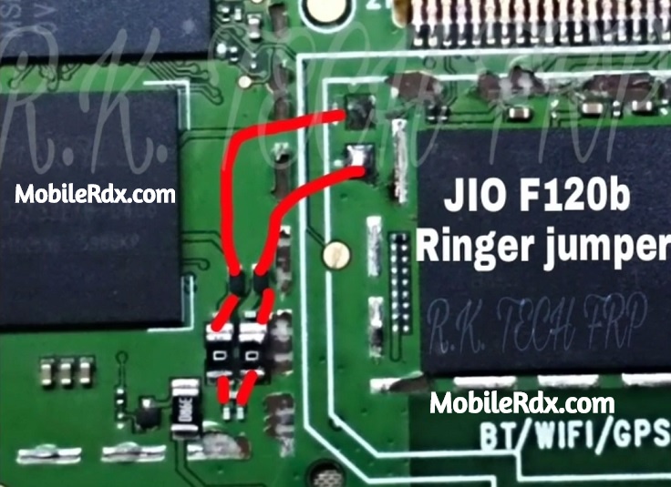 LYF Jio F120B Ringer Ways Speaker Jumper Solution