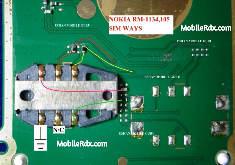 Nokia 105 RM 1134 Sim Card Ways Insert Sim Card Solution