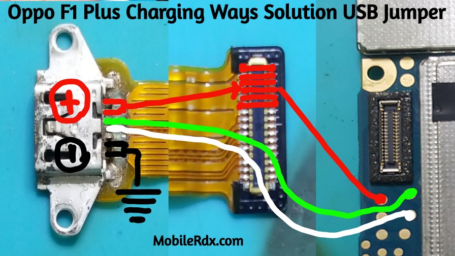 Oppo F1 Plus Charging Ways Solution USB Jumper