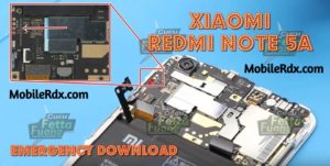 Redmi Note 5A Test Point EDL Mode Ways 300x151