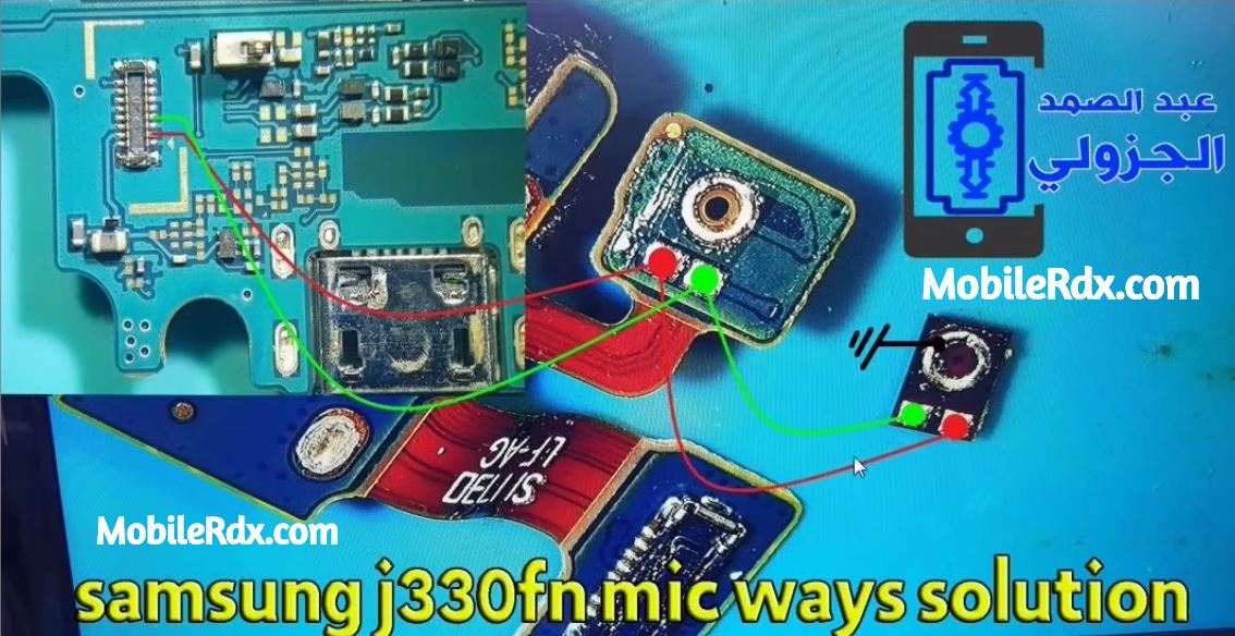 Samsung Galaxy J3 J330fn Mic Ways Mic Problem Jumper Solution