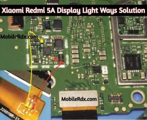 Xiaomi Redmi 5A Display Light Ways Backlight Jumper Solution 300x245
