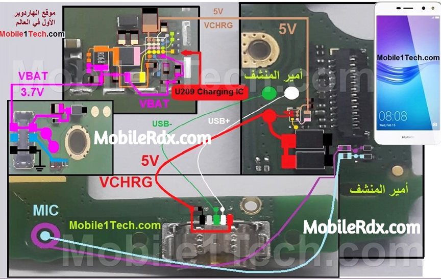 huawei y3 2017 schematic diagram