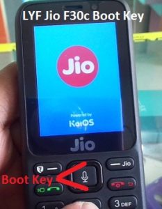 LYF Jio F30c Boot Key 233x300