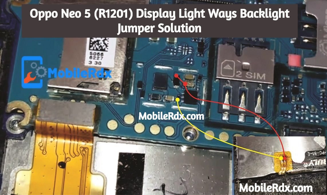 Oppo Neo 5 (R1201) Display Light Ways Backlight Jumper