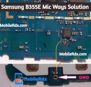 Samsung B355E Mic Ways Mic Problem Jumper Solution 300x287