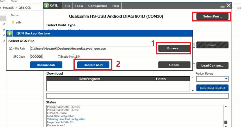 redmi 5a qcn restore