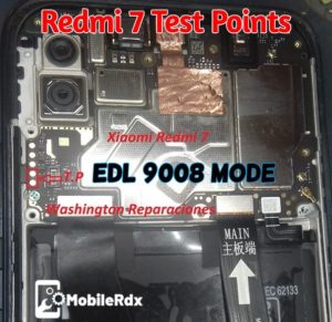 Redmi 7 EDL Mode PINOUT Redmi 7 Test Points 300x291