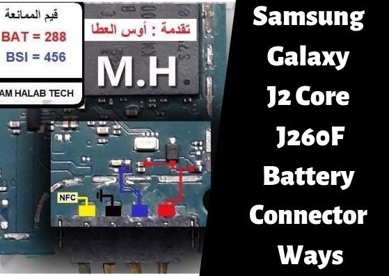 Samsung Galaxy J2 Core J260f Battery Connector Ways