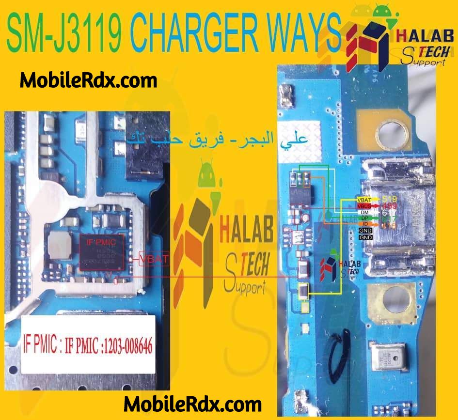 Samsung Galaxy J3 Pro J3119 Charging Ways Solution Usb Jumper