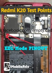 Xiaomi Redmi K20 EDL Mode PINOUT Redmi K20 Test Points 212x300