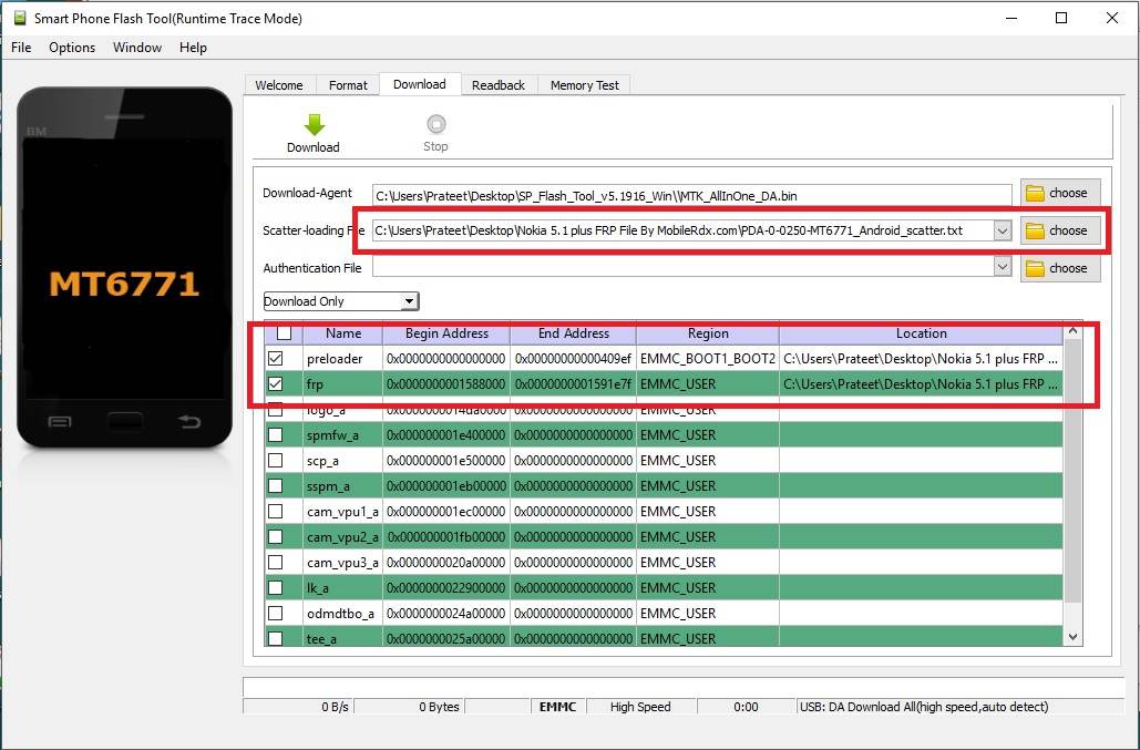 Nokia 5.1 Plus FRP Bypass (TA-1102 FRP Unlock) Using SP ...