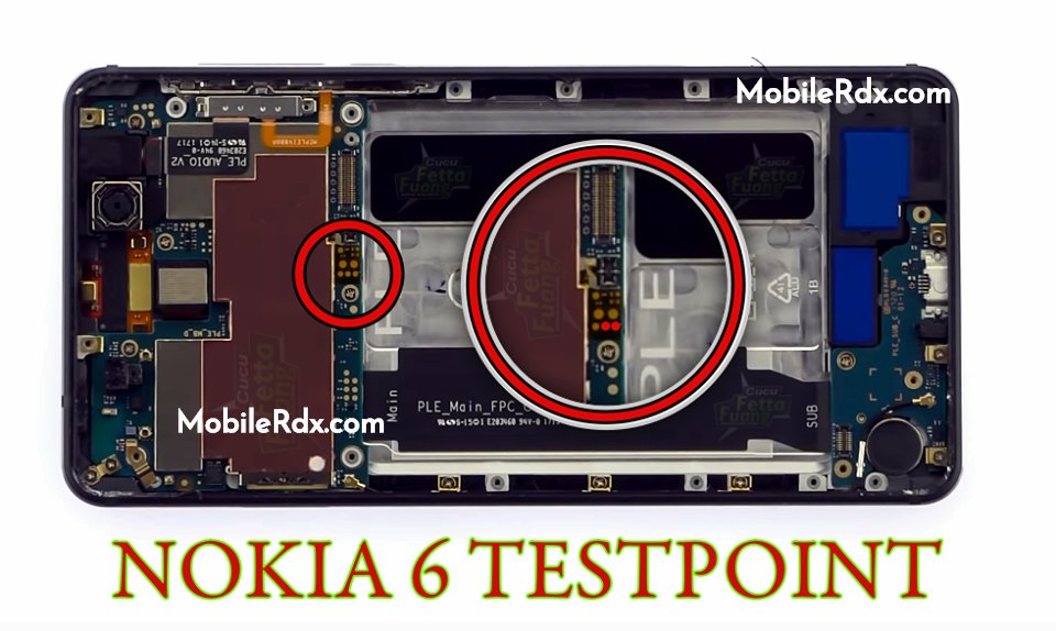 Nokia 6 EDL Mode PINOUT Nokia 6 Test Points