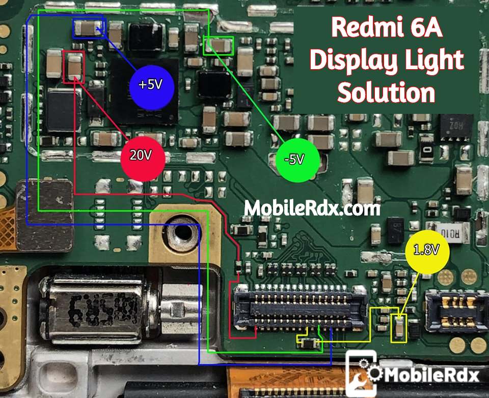 Redmi 6A Display Light Solution Backlight Ways