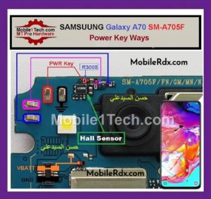 Samsung Galaxy A70 A705F Power Button Ways On Off Key Jumper 300x283