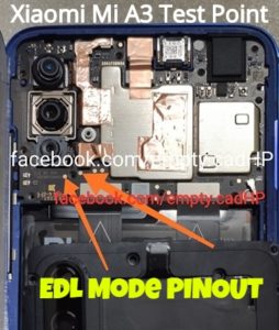 Xiaomi Mi A3 EDL Mode PINOUT Mi A3 Test Point 254x300