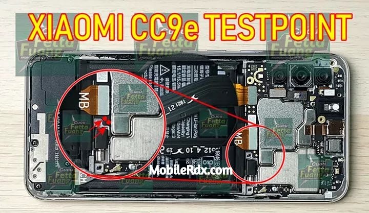 Xiaomi Mi CC9e Test Point How To Boot Mi CC9e Into EDL 9008 Mode