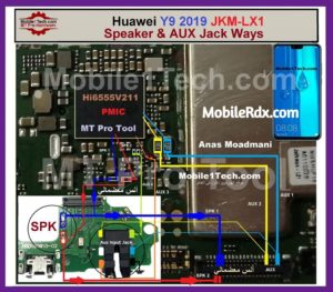 Huawei Y9 2019 Speaker Ways Headphone Connector Solution 300x263