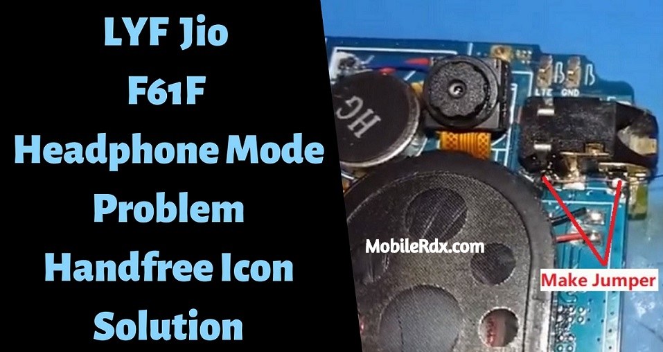 LYF Jio F61F Headphone Mode Problem Handfree Icon Solution