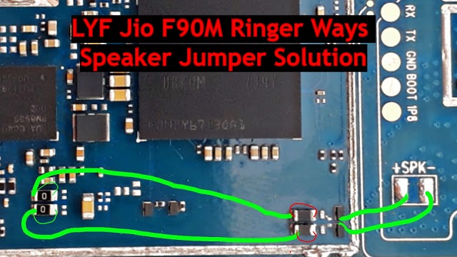 LYF Jio F90M Ringer Ways Speaker Jumper Solution