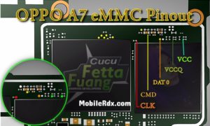 Oppo A7 EMMC Pinout Remove User Lock Pattern And FRP 300x180