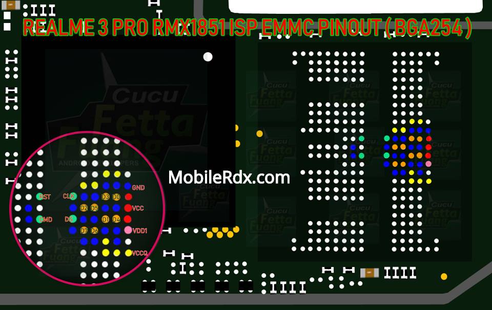 Realme 3 Pro ISP Pinout