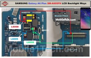 Samsung Galaxy A6 A605FN Display Light Solution LCD Light Ways 300x194